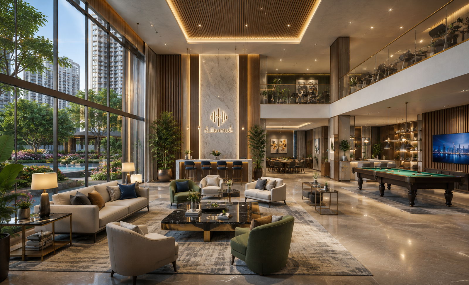 Premium clubhouse at Godrej Samaris